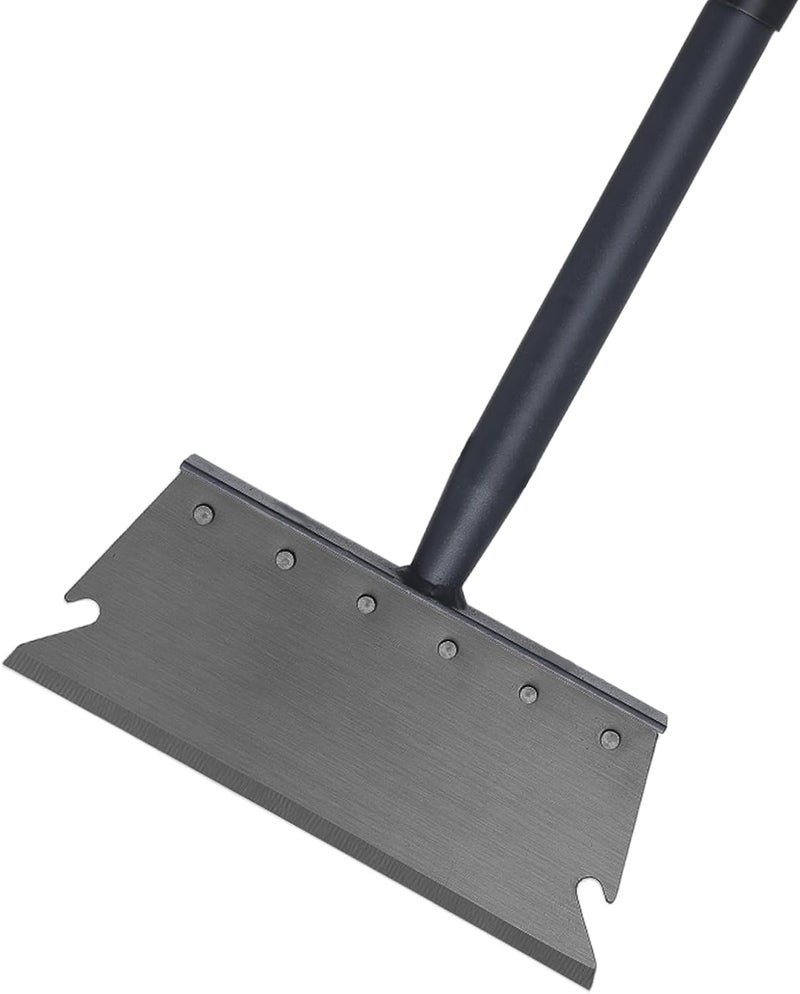 Pragmatist Garden Shovel, Ice Scraper, Multifunctional Cleaning Shovel with 59" Adjustable Handle Heavy Duty Garden Tool for Lawn Edging, Scraping, Weed and Ice Removal - Image 1